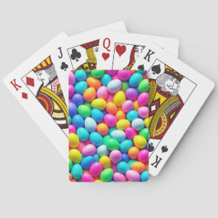 Ostereier/Frühling in hellen Farben Spielkarten