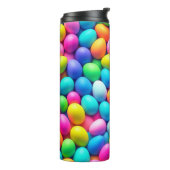 Ostereier/Frühling in hellen Farben Thermosbecher (Nach links gedreht)