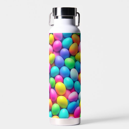 Ostereier/Frühling in hellen Farben Trinkflasche (Vorne)