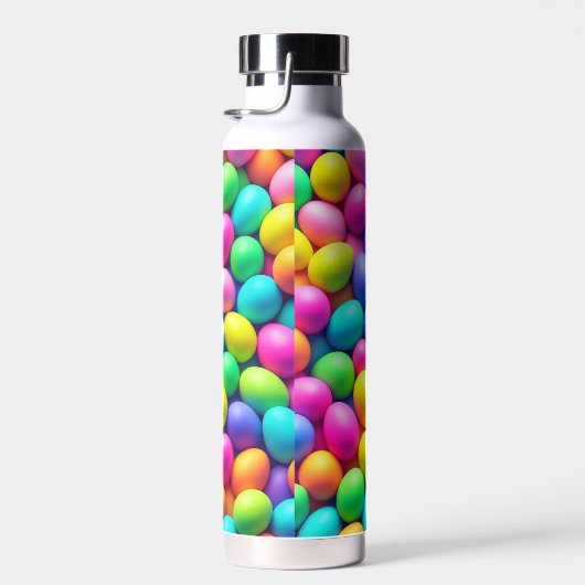 Ostereier/Frühling in hellen Farben Trinkflasche (Rechts)