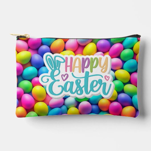 Ostereier/Frühling in hellen Farben Zubehörtasche (Vorderseite)