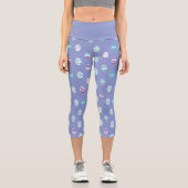 Ostereier/Frühlingspalette Capri Leggings (Vorderseite)
