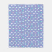 Ostereier/Frühlingspalette Fleecedecke (Vorderseite)