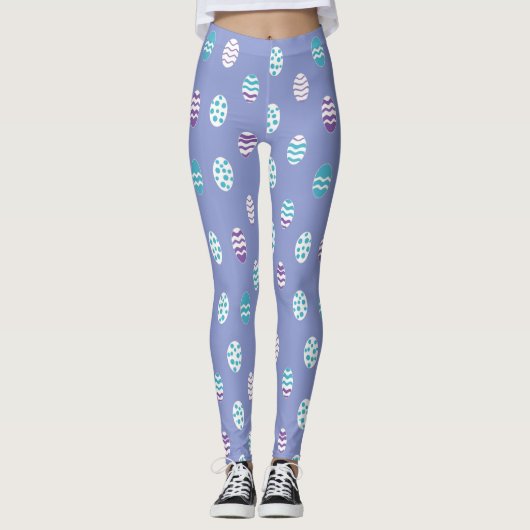 Ostereier/Frühlingspalette Leggings (Vorderseite)