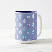 Ostereier/Frühlingspalette Zweifarbige Tasse (VorderseiteRechts)