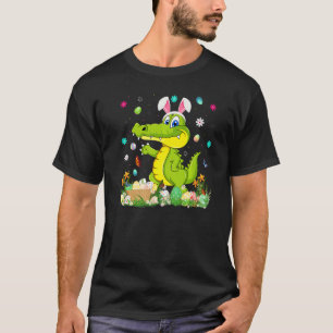 Ostereier Funny Crocodile Ostersonntag T-Shirt