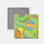 Ostereier Galore Magnet (Vorderseite/Rückseite)