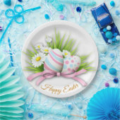 Ostereier, Gänseblümchen Pappteller (Party)