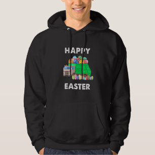 Ostereier Garbage LKW Männer Jungen Osterhase Bas Hoodie