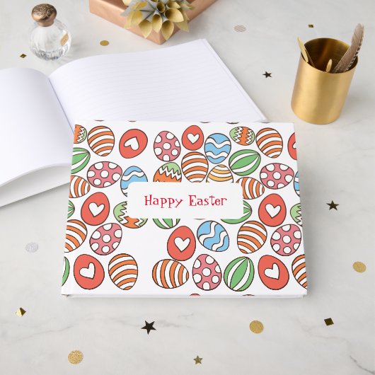 Ostereier Gästebuch (Vorderseite Offen)