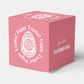 Ostereier-Gefälligkeitskästen Geschenkschachtel (Rückseite)