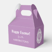 Ostereier-Gefälligkeitskästen Geschenkschachtel (Rückseite)