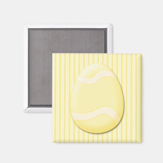 Ostereier (Gelb) Magnet (Vorderseite/Rückseite)