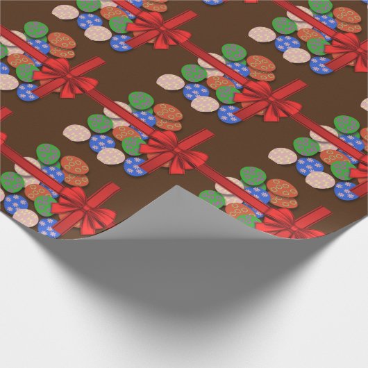 Ostereier Gemustert Geschenkpapier (Ecke)