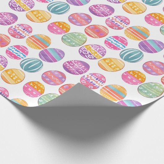 Ostereier Gemustert Hübsch Geschenkpapier (Ecke)