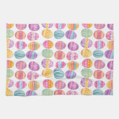 Ostereier Gemustert Hübsch Geschirrtuch (Horizontal)