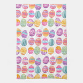 Ostereier Gemustert Hübsch Geschirrtuch (Vertikal)