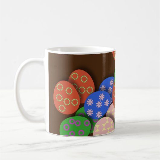 Ostereier Gemustert Kaffeetasse (Links)