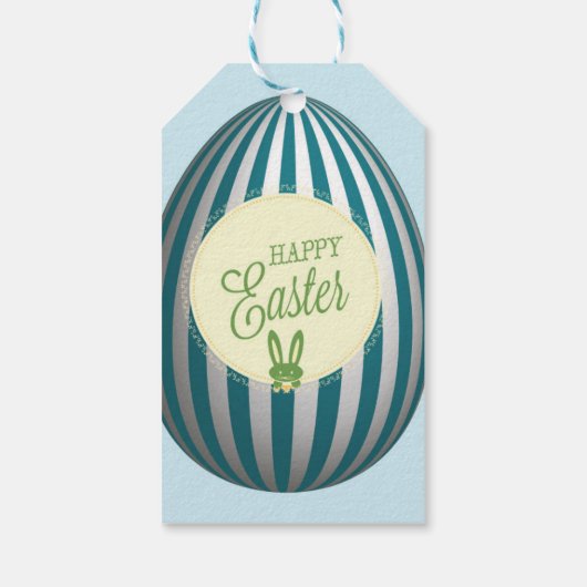 Ostereier-Geschenkmarke Geschenkanhänger (Rückseite)