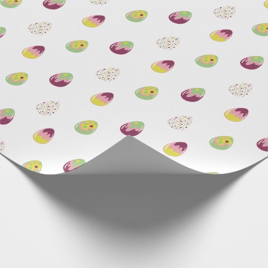 Ostereier. Geschenkpapier (Ecke)