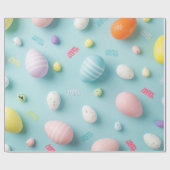 Ostereier Geschenkpapier (Flach)