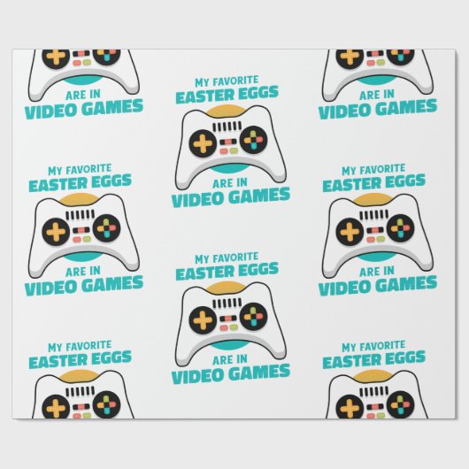 Ostereier Geschenkpapier (Flach)