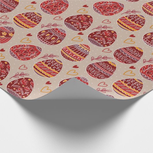 Ostereier Geschenkpapier (Ecke)