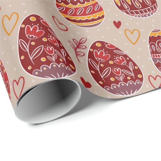 Ostereier Geschenkpapier (Rolleneckpunkt)