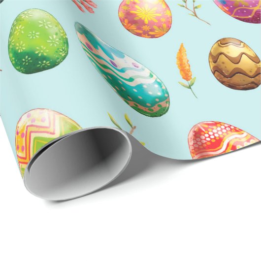 Ostereier Geschenkpapier (Rolleneckpunkt)