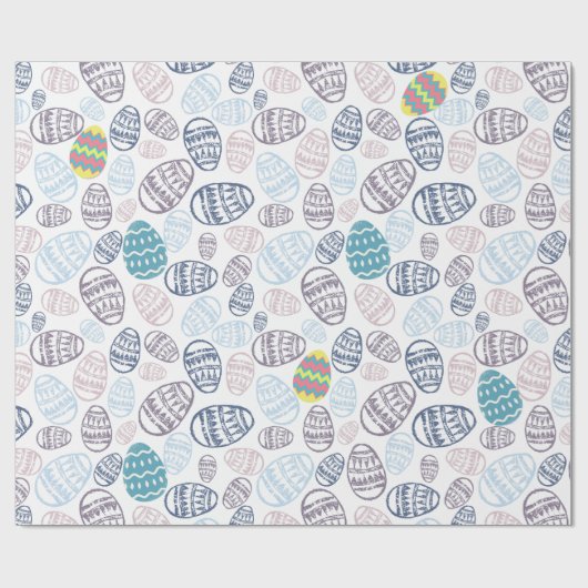 Ostereier Geschenkpapier (Flach)
