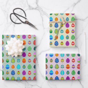 Ostereier Geschenkpapier Set