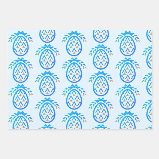 Ostereier Geschenkpapier Set (Vorderseite)