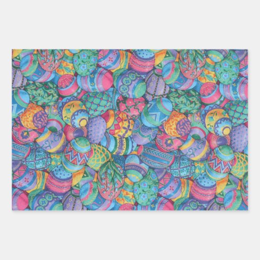 Ostereier Geschenkpapier Set (Vorderseite 2)