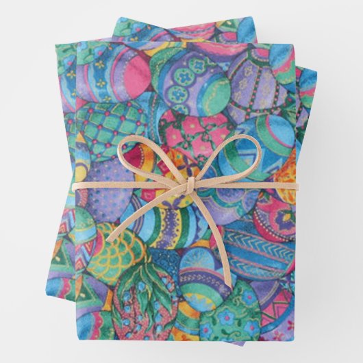Ostereier Geschenkpapier Set (Beispiel)