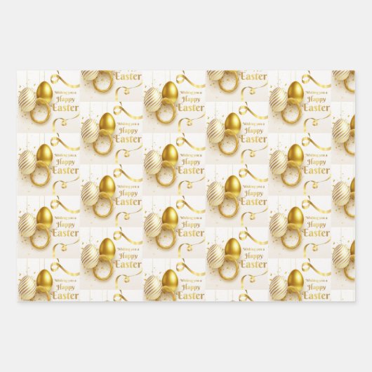 Ostereier Geschenkpapier Set (Vorderseite 3)