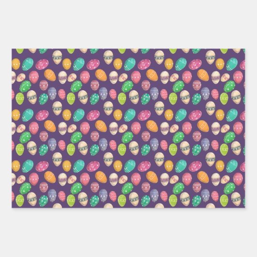 Ostereier Geschenkpapier Set (Vorderseite 3)