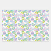 Ostereier Geschenkpapier Set (Vorderseite)