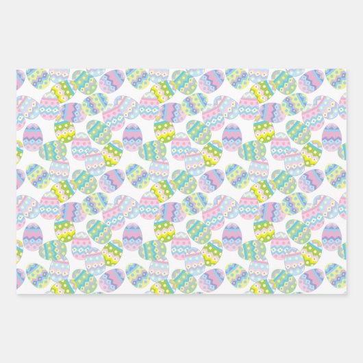 Ostereier Geschenkpapier Set (Vorderseite)