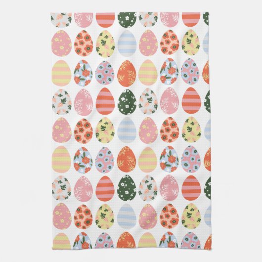 Ostereier Geschirrtuch (Vertikal)