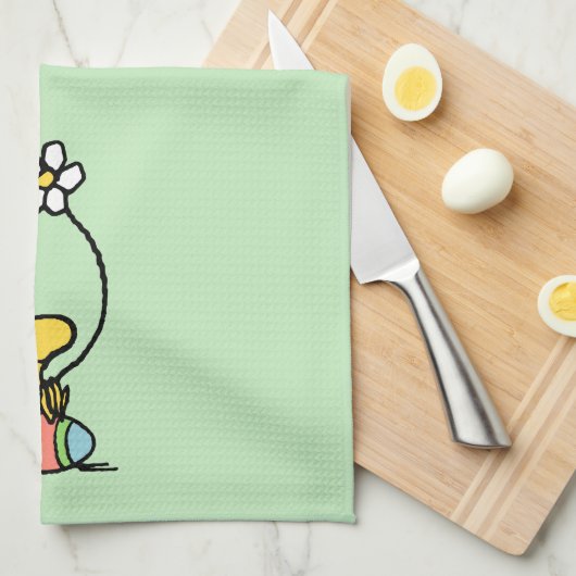 Ostereier Geschirrtuch (Viertel Falte)