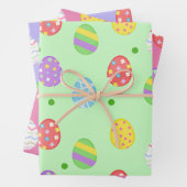 Ostereier gestalten Wrapping Paper Sheets Geschenkpapier Set (Beispiel)