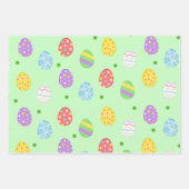 Ostereier gestalten Wrapping Paper Sheets Geschenkpapier Set (Vorderseite)
