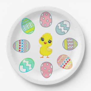 Ostereier gestrichen pappteller