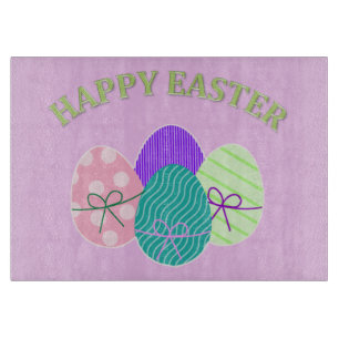 Ostereier glücklich Ostern Schneidebrett