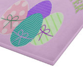 Ostereier glücklich Ostern Schneidebrett (Ecke)