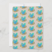 Ostereier Gold Nest Abendessen Brunch Familie Einladung (Rückseite)