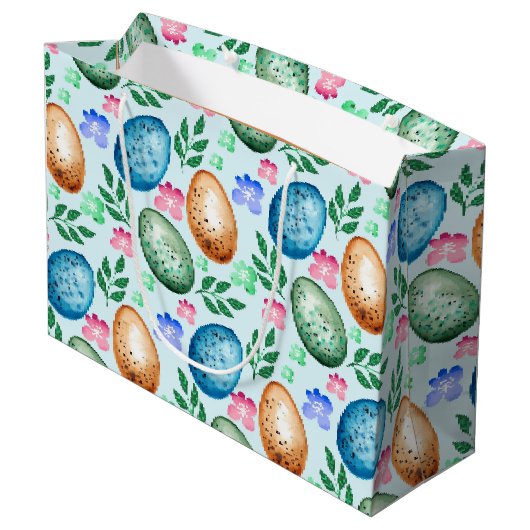 Ostereier Große Geschenktüte (Rückseite Schrägansicht)