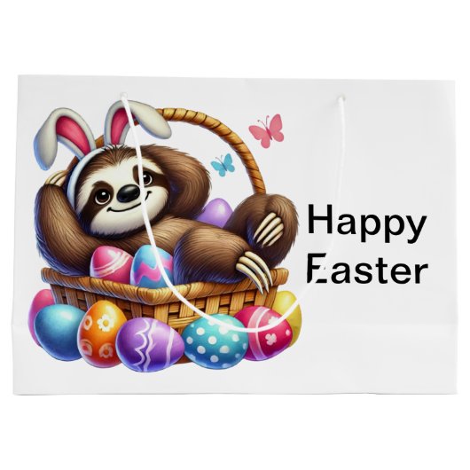 Ostereier Große Geschenktüte (Rückseite)