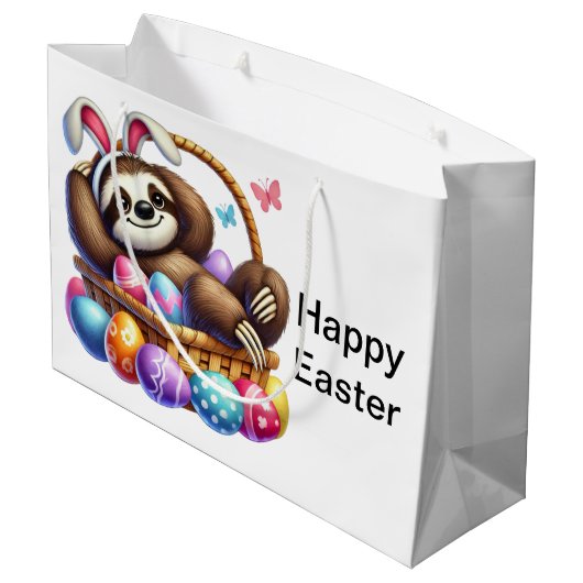 Ostereier Große Geschenktüte (Rückseite Schrägansicht)