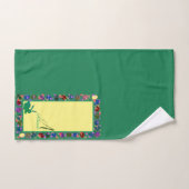 Ostereier grün badhandtuch set (Handtuch)